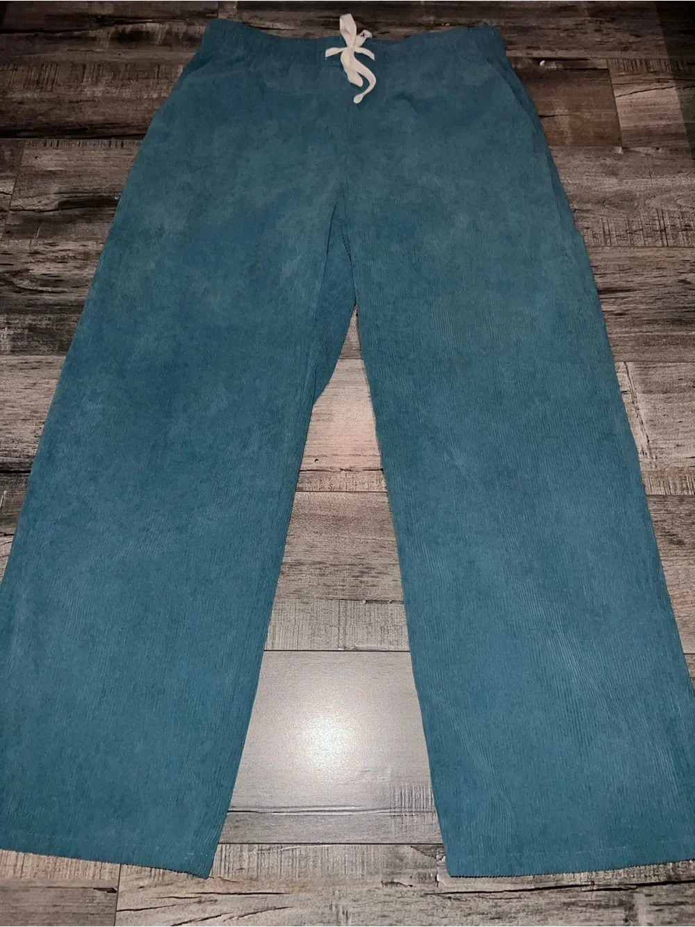 Teal Blue corduroy Pants